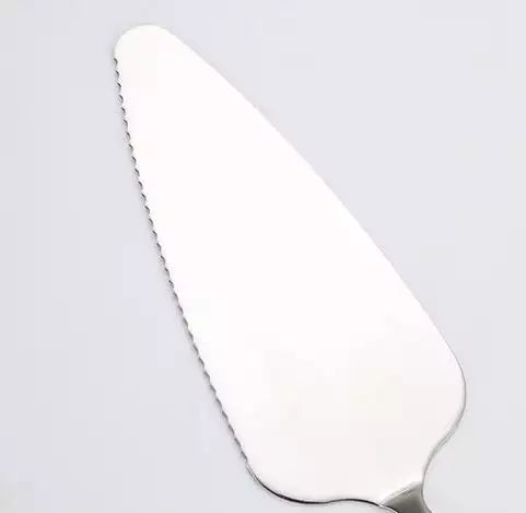 طقم شوك وملعقة كيك من الفولاذ المقاوم للصدأ مع صندوق هدايا