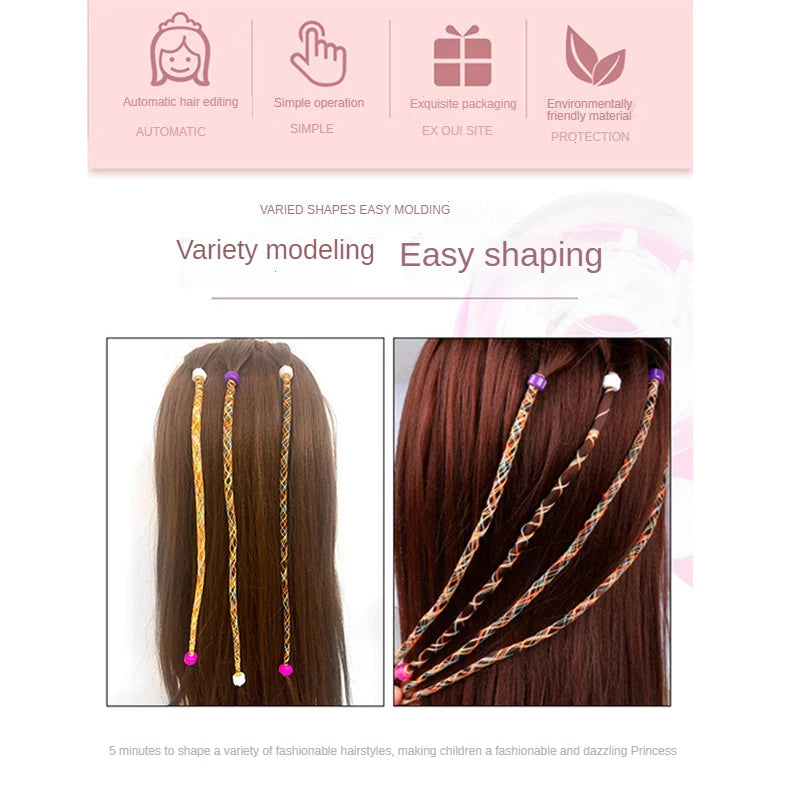 ماكينة تضفير الشعر الأوتوماتيكية للفتيات