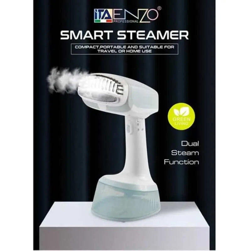 مكواة البخار الذكية المحمولة من ENZO بقدرة 1200 واط مع وظيفة البخار المزدوج