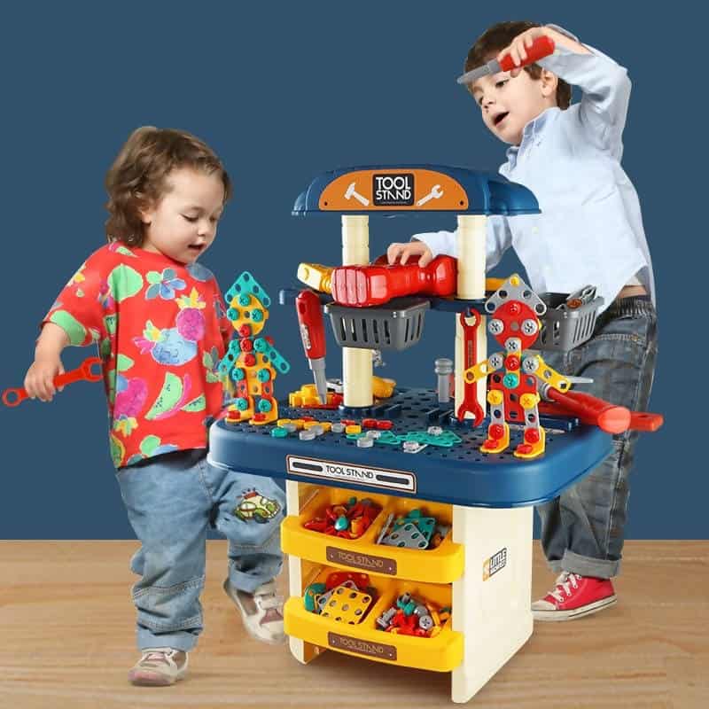 طقم أدوات مزدوجة الجوانب ومتعددة الأستخدام للأطفال