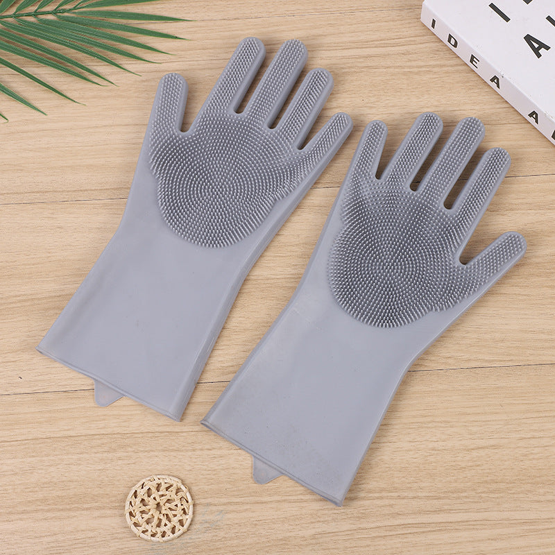 قفازات مطبخ من السيليكون بالفرشاه