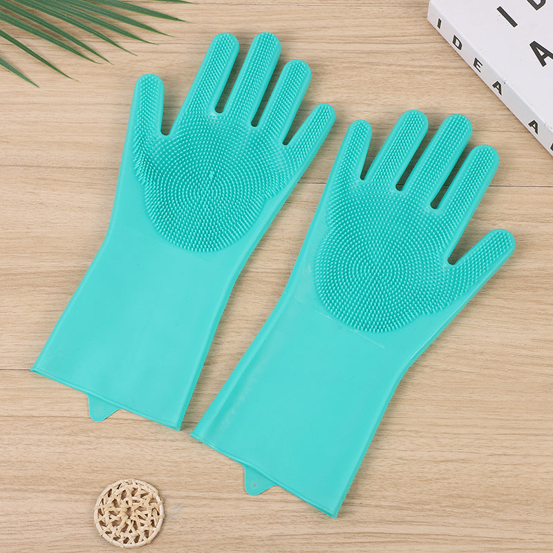 قفازات مطبخ من السيليكون بالفرشاه