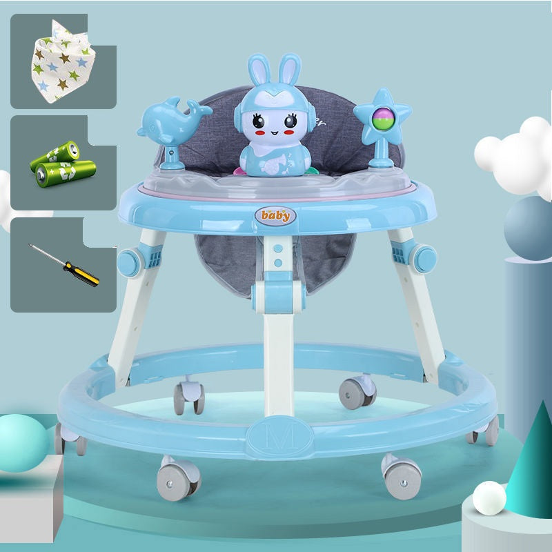 مشاية أطفال قابلة للتعديل مع إضاءة وموسيقى