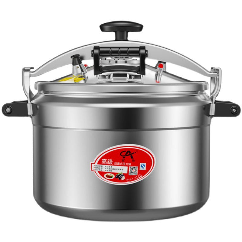 حلة ضغط ، تصميم آمن ومتين، فضي، بأحجام مختلفة