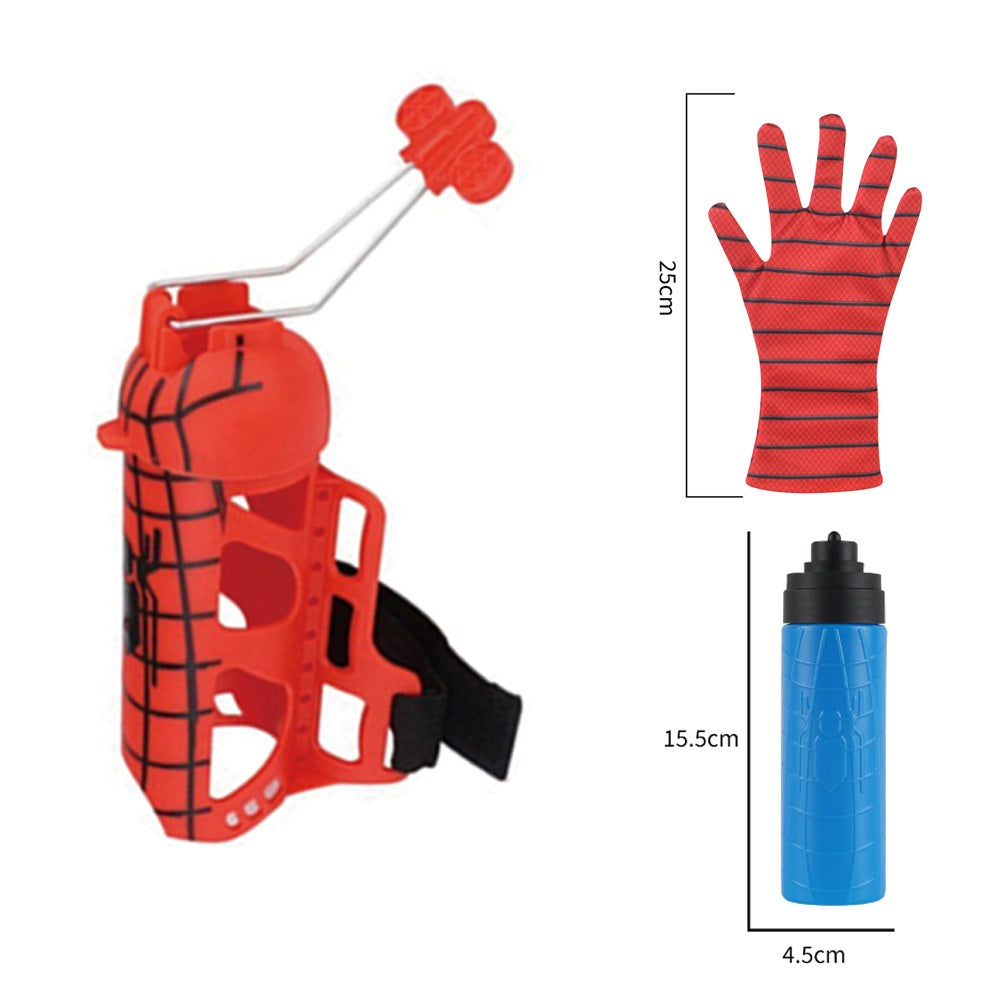 قفازات قاذفة حرير العنكبوت