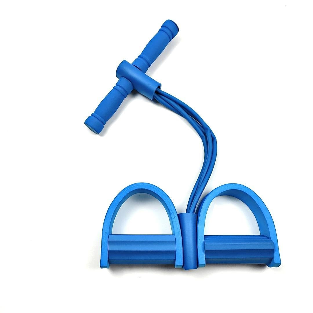 حبل سحب مرن بدواسة من 6 أنابيب لتمارين الصدر واللياقة البدنية