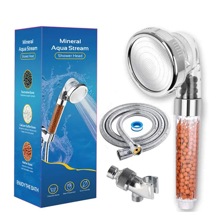 رأس دش موفر للمياه بثلاثة إعدادات مع فلتر