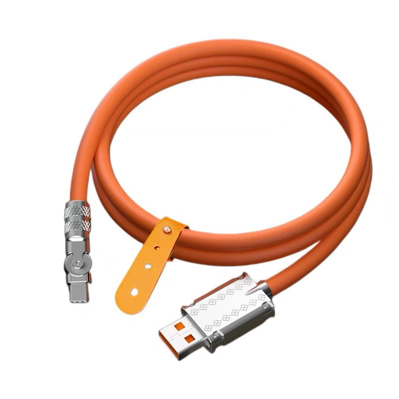 كابل شحن سريع  iOS دوار 180 درجة للهواتف المحمولة