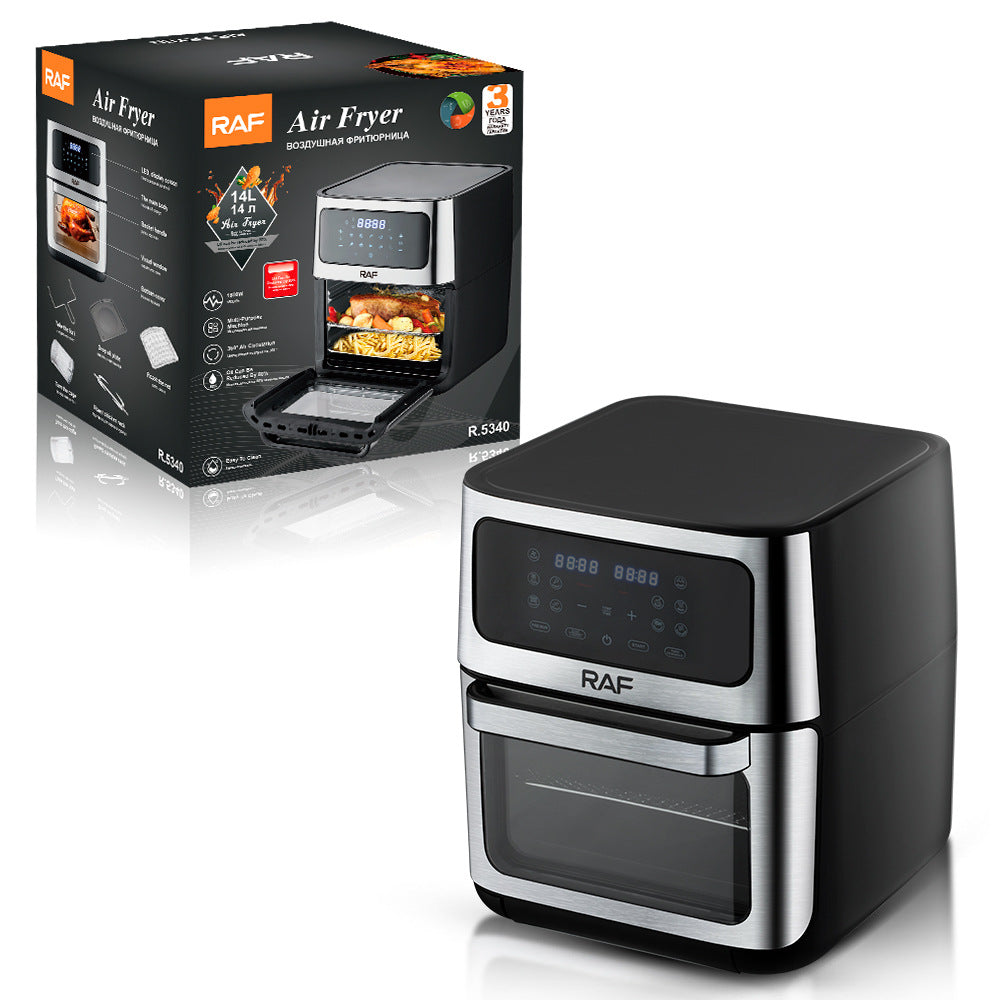 raf مقلاة هوائية من راف 14 لتر بشاشة لمس رقمية 1800 وات R.5340