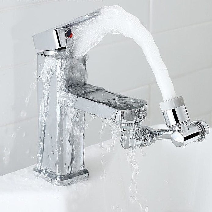 وصلة تمديد حنفية تتوافق مع معظم الحنفيات بذراع متحرك قابل للدوران بزاوية كبيرة 1080 درجة، مصفاة حنفية دوارة لحنفيات المطبخ والحمام