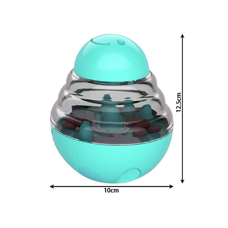 كرة التغذية البطيئة للقطط والكلاب، موزع طعام للقطط والكلاب بتناول الطعام ببطء لعبة كرة تفاعلية للقطط والكلاب يمكن فصلها على شكل كرة لتوزيع الطعام للحيوانات الأليفة