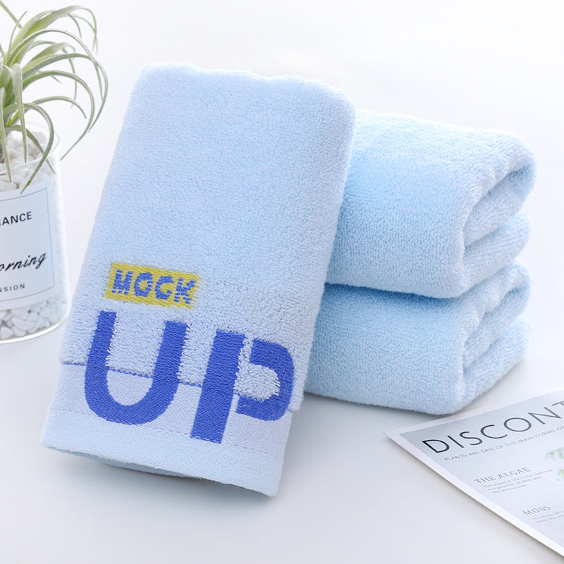 فوط قطن، ألوان مختلفة، حفر ليزر، ناعمة الملمس، فائقة الجودة، مقاس 74 سم × 34 سم