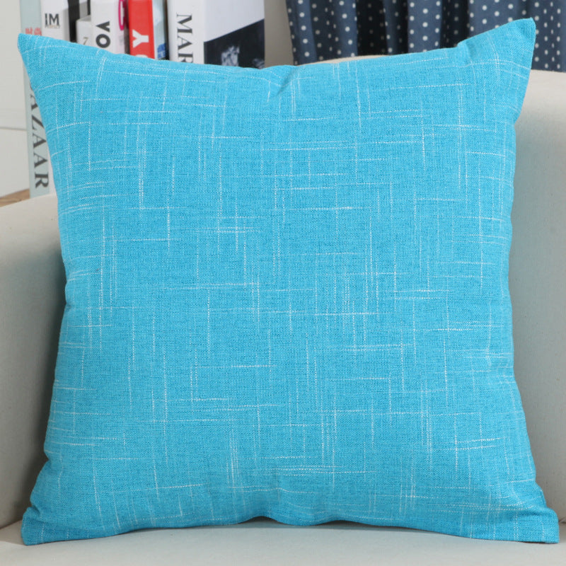 وسادة أريكة من الكتان بتصميم عصري بسيط