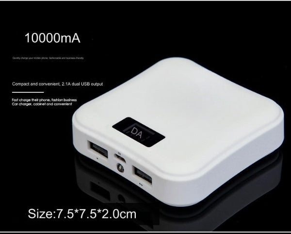 بوكس هدية يحتوى على شاحن + باور بانك 10000 مللى امبير + كابل 3 فى 1