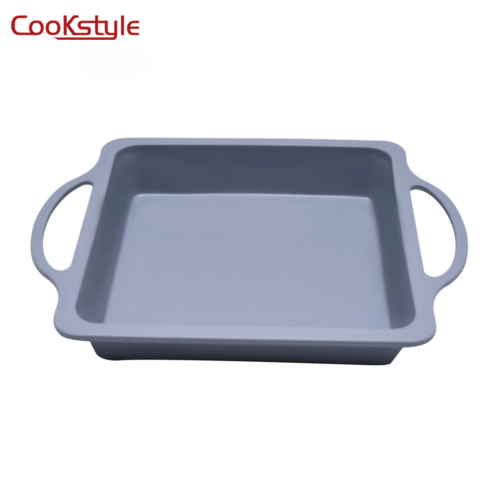 قالب سيليكون مربع من Cookstyle من السيليكون عالى الجودة آمن صحيا 100%   صوانى للعجين والخبز والشوكولاته