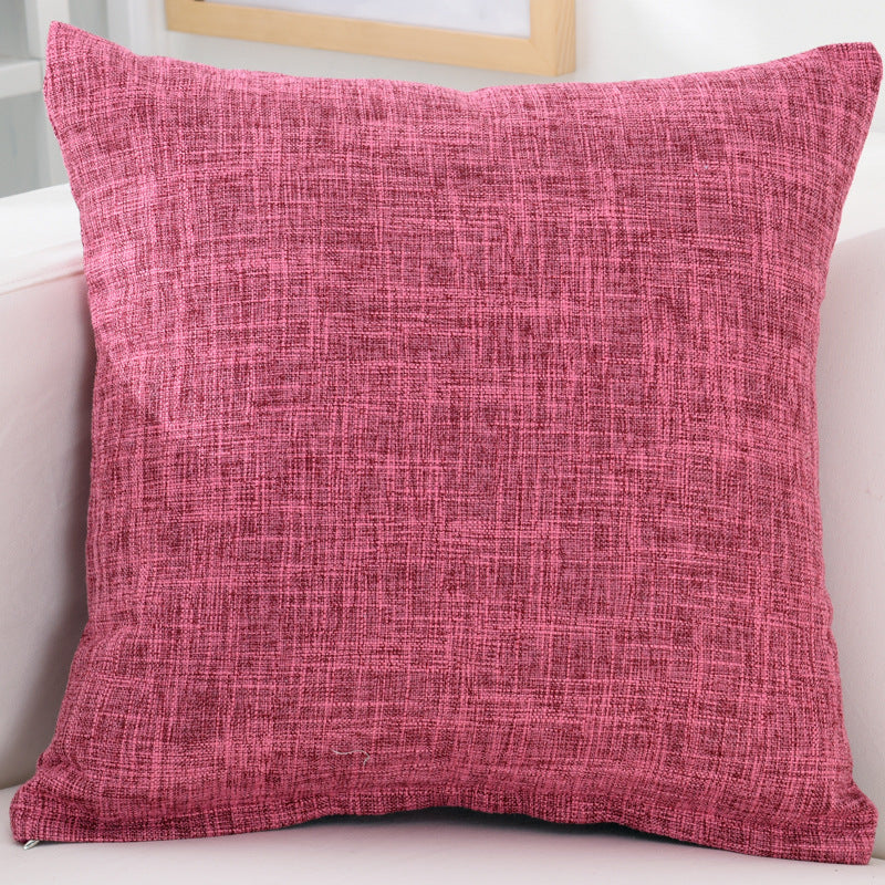 وسادة أريكة من الكتان بتصميم عصري بسيط