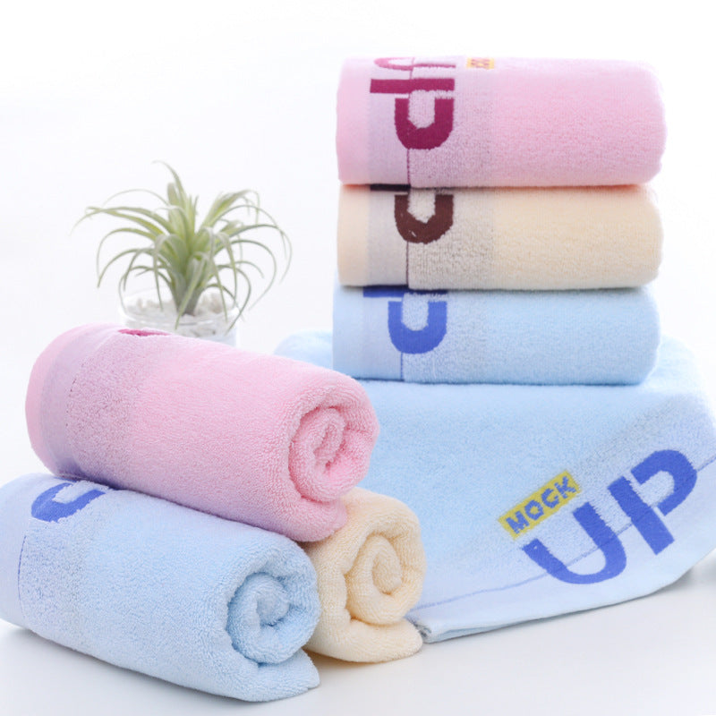 فوط قطن، ألوان مختلفة، حفر ليزر، ناعمة الملمس، فائقة الجودة، مقاس 74 سم × 34 سم