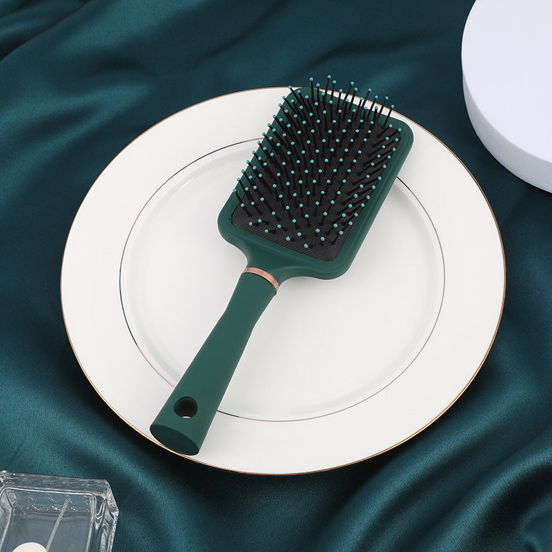 فرشاة شعر، فرشاة تدليك للشعر مع دبابيس نايلون لفك تشابك الشعر