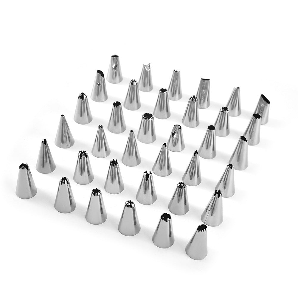 طقم لوازم تزيين الكيك مكون من 63 قطعة