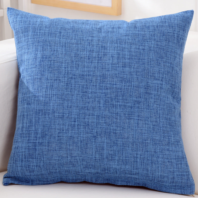 وسادة أريكة من الكتان بتصميم عصري بسيط