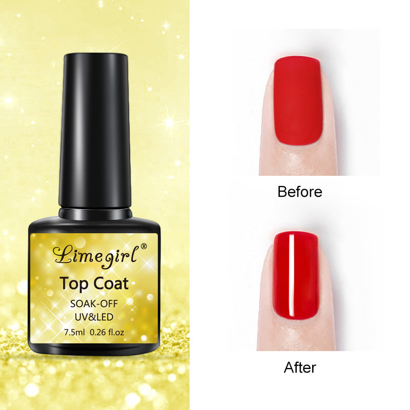 جل للأظافر Limegirl الطبقة الأساسية، الطبقة العلوية مط وبرايمر