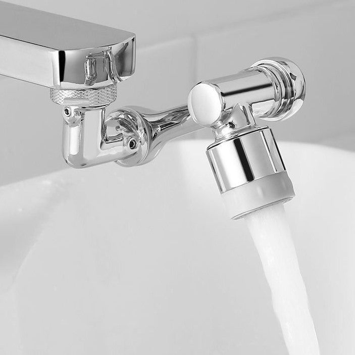 وصلة تمديد حنفية تتوافق مع معظم الحنفيات بذراع متحرك قابل للدوران بزاوية كبيرة 1080 درجة، مصفاة حنفية دوارة لحنفيات المطبخ والحمام