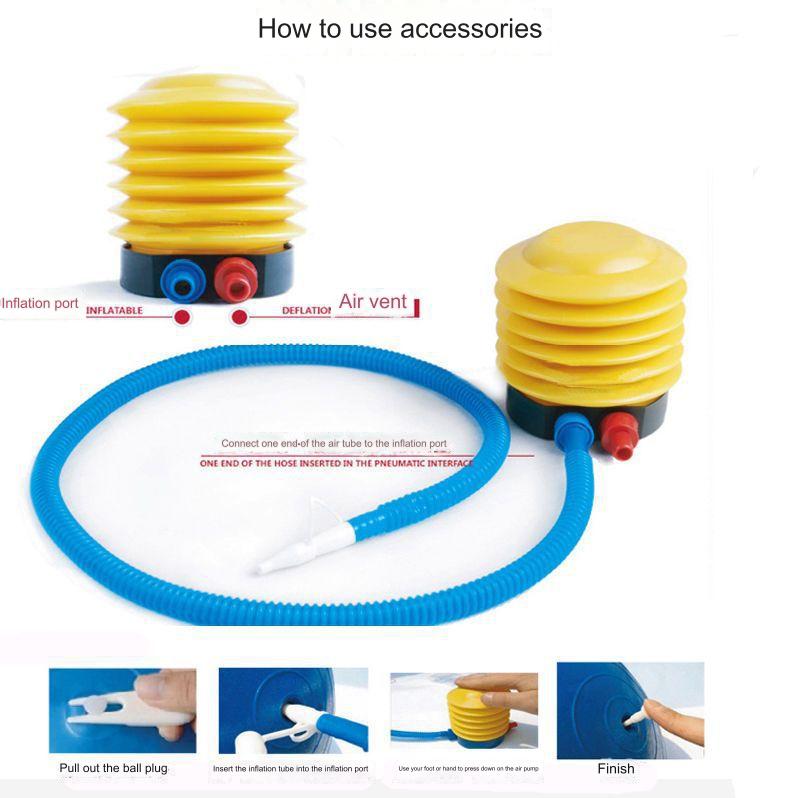 كرة يوجا للياقة البدنية مع مضخة