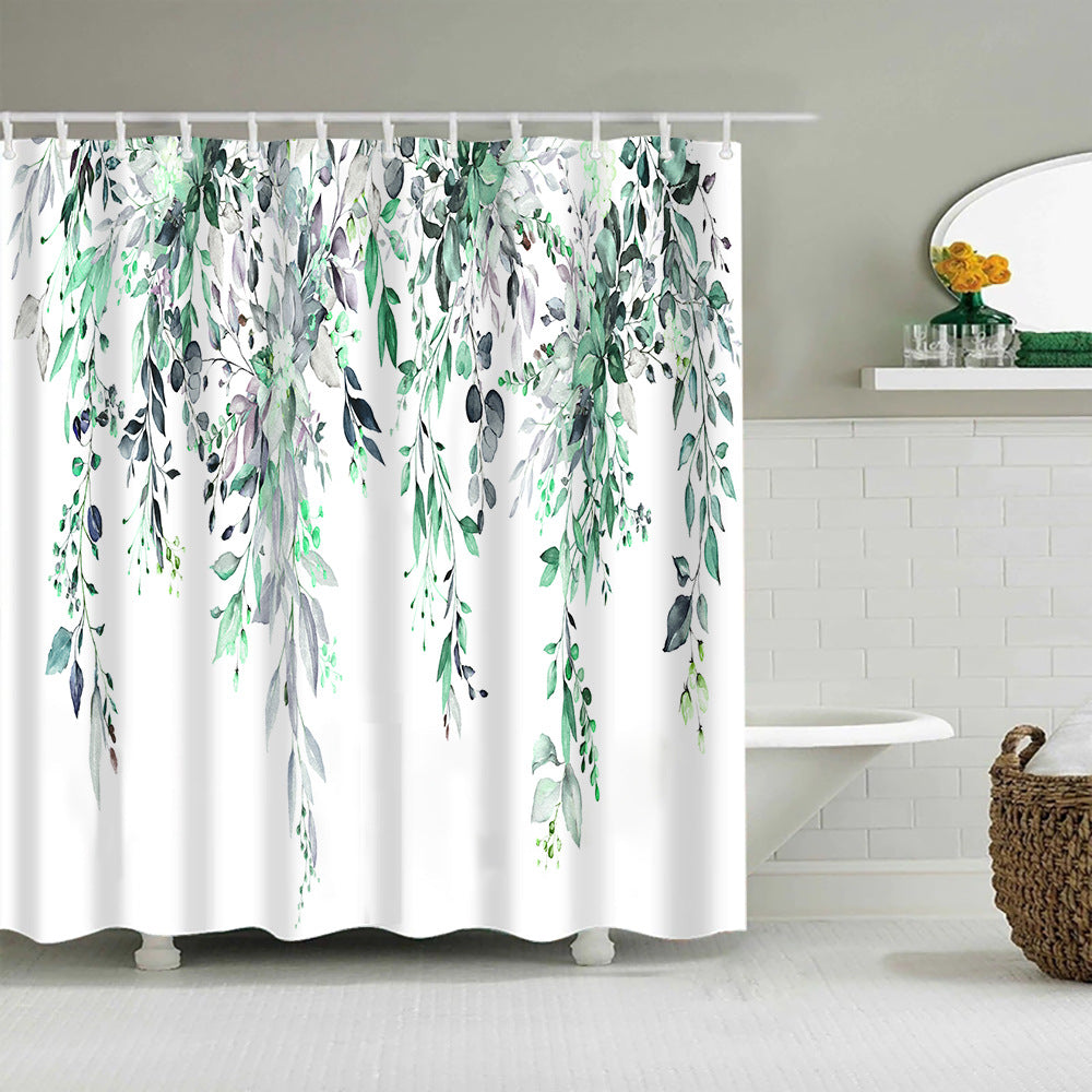 ستارة حمام بتصميم عصرى وراقى بألوان ساحرة، من مادة مقاومة للماء