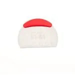 سكين عجين من الفولاذ المقاوم للصدأ، قطاعة  معجنات مكشطة مرنة من السيليكون، مقابض جيدة متعددة الأغراض مع ميزان قياس