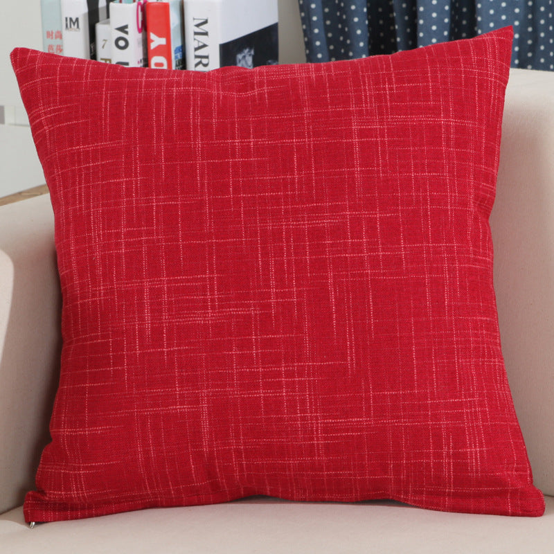 وسادة أريكة من الكتان بتصميم عصري بسيط