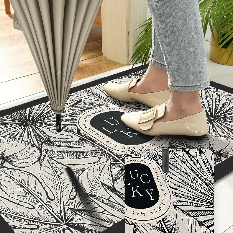 سجادة حمام مستطيلة الشكل غير قابلة للإنزلاق