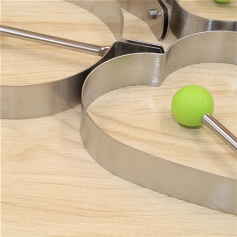 طقم قوالب بيض SSGP من الفولاذ المقاوم للصدأ مكون من 3 قطع