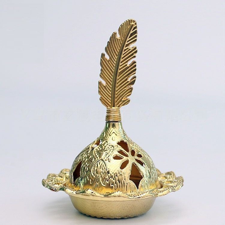 مبخرة بنمط ريشة على الطراز العربي الفاخر