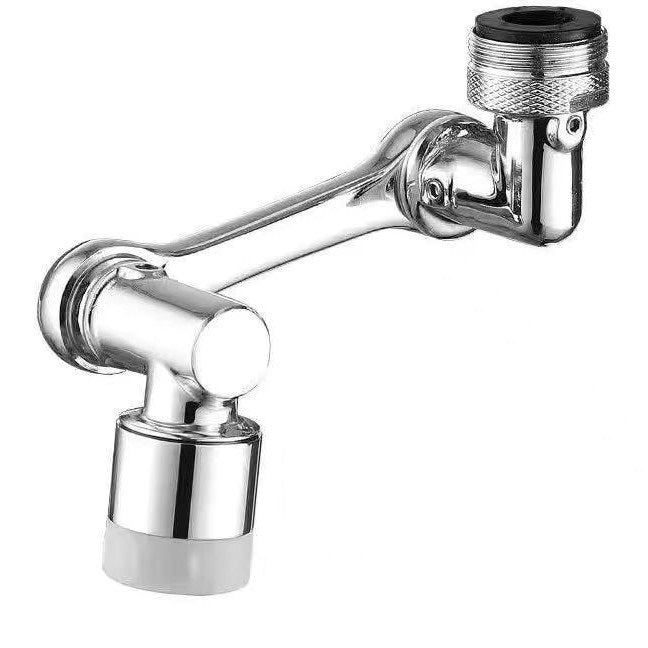 وصلة تمديد حنفية تتوافق مع معظم الحنفيات بذراع متحرك قابل للدوران بزاوية كبيرة 1080 درجة، مصفاة حنفية دوارة لحنفيات المطبخ والحمام