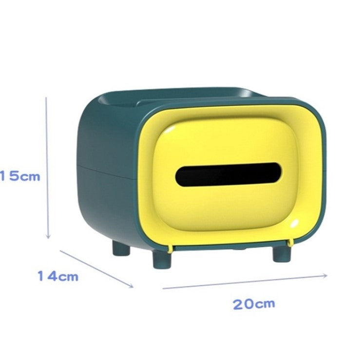 صندوق مناديل سطح المكتب متعدد الوظائف