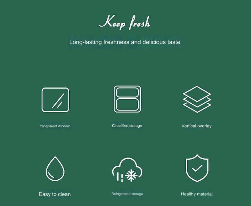 حاويات زجاجية لتحضير الوجبات، 2 عبوة بغطاء محكم الإغلاق، حاويات تخزين طعام زجاجية، مع شنطة حاملة للعبوات 