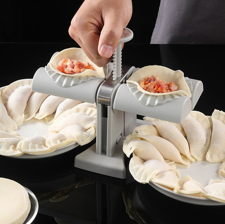 ماكينة قطايف، قالب ضغط العجين الأتوماتيكي برأس مزدوج، مكبس عجائن