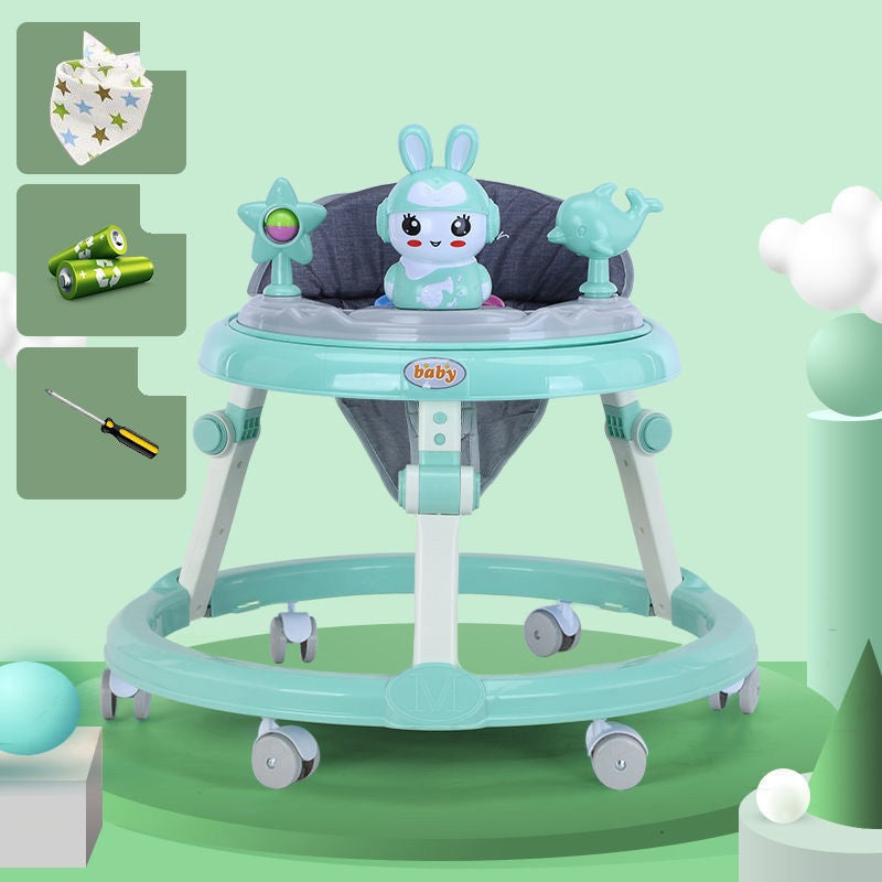 مشاية أطفال قابلة للتعديل مع إضاءة وموسيقى