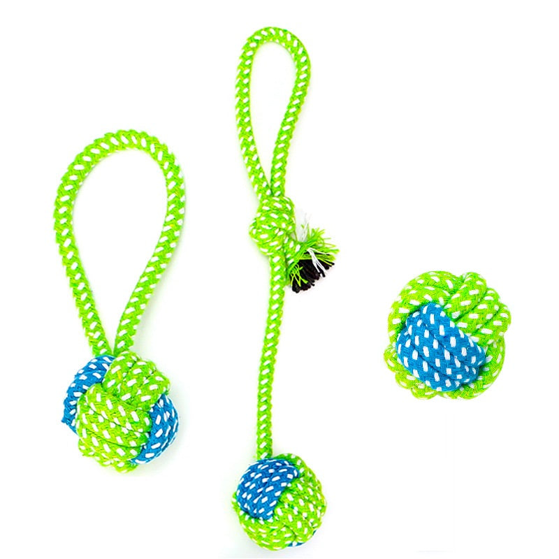لعبة حبل للكلاب، ألعاب المضغ القطنية المتينة للمضغ العدواني، سلالات الكلاب الصغيرة/المتوسطة، لعبة مضغ متينة لتسنين الجراء