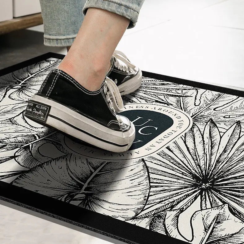 سجادة حمام مستطيلة الشكل غير قابلة للإنزلاق