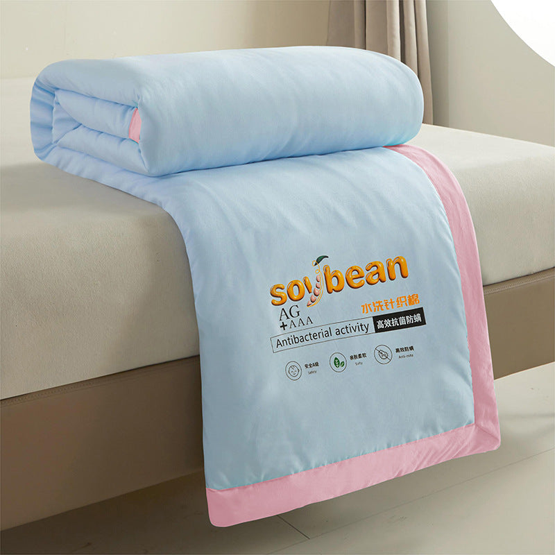 لحاف صيفي من القطن فائق النعومة، لحاف صيفي ناعم على البشرة، فائق الجودة ،وجيد التهوية ( 200 × 230 سم)