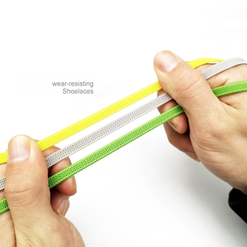 اربطة احذية فلات مرنة بدون ربط للاحذية الرياضية من ايبوكسين، اربطة احذية مرنة للاطفال والبالغين