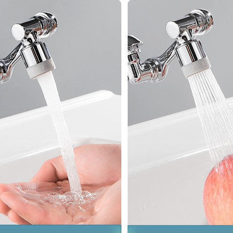 وصلة تمديد حنفية تتوافق مع معظم الحنفيات بذراع متحرك قابل للدوران بزاوية كبيرة 1080 درجة، مصفاة حنفية دوارة لحنفيات المطبخ والحمام