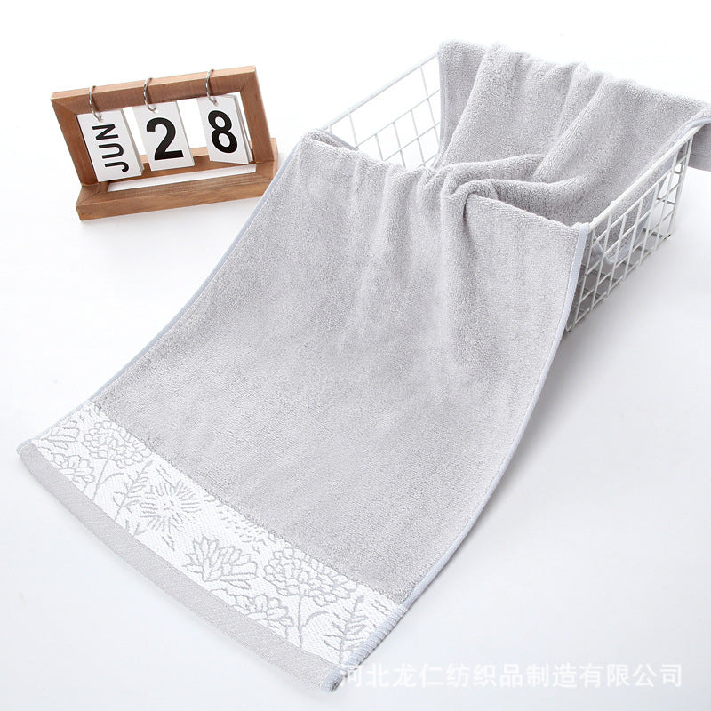 فوطة قطن، ألوان مختلفة شكل منقوش، ناعمة الملمس، عالية الجودة، مقاس 74 سم × 34 سم