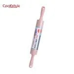 نشابه سيليكون من cook style  بمقبض خشب زان عالى الجودة