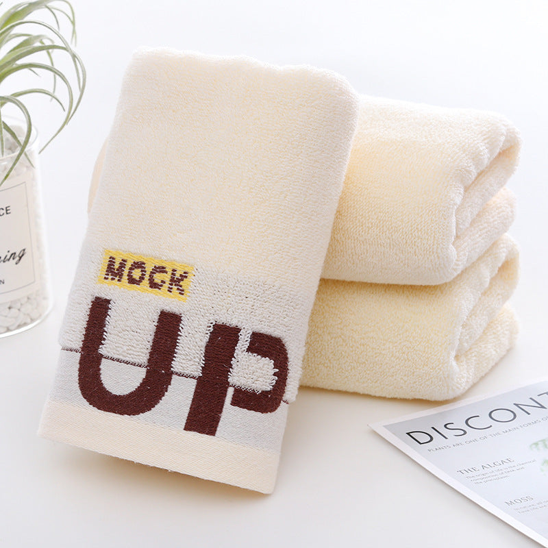 فوط قطن، ألوان مختلفة، حفر ليزر، ناعمة الملمس، فائقة الجودة، مقاس 74 سم × 34 سم