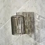 حامل فرشاة أسنان مثبت على الحائط، مجموعة حامل فرشاة أسنان شفاف، حامل فرشاة أسنان مثبت على الحائط بدون ثقب وحامل كوب شطف، حامل فرشاة أسنان وحامل معجون أسنان وحامل كوب منظم للحمام