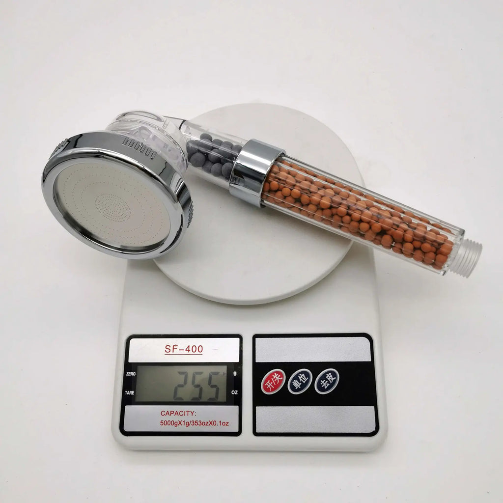 رأس دش موفر للمياه بثلاثة إعدادات مع فلتر