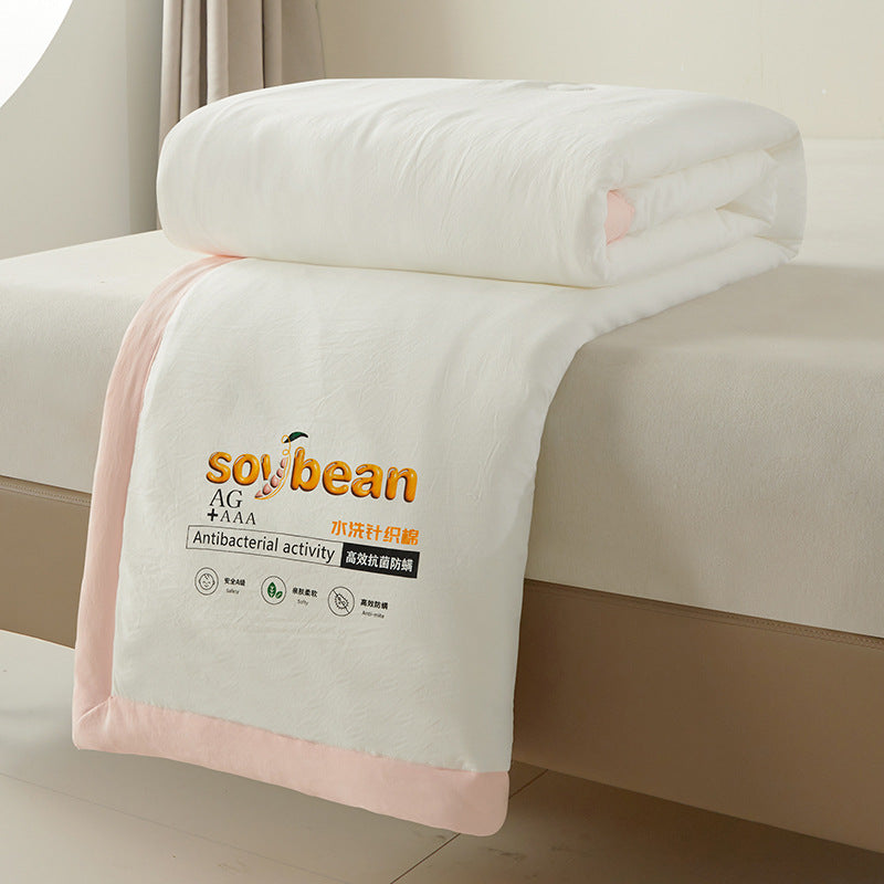 لحاف صيفي من القطن فائق النعومة، لحاف صيفي ناعم على البشرة، فائق الجودة ،وجيد التهوية ( 200 × 230 سم)