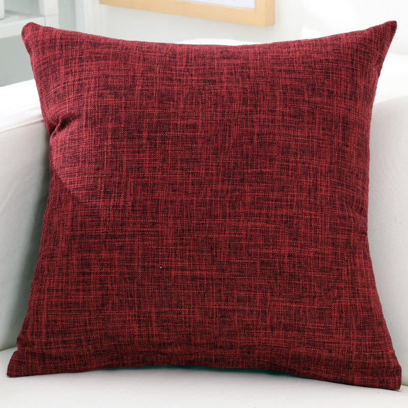 وسادة أريكة من الكتان بتصميم عصري بسيط